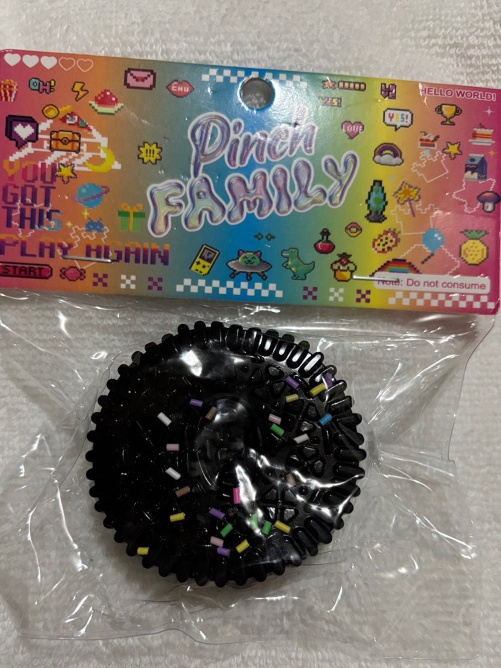 NWT Squishy Oreo Cookie w/ Sprinkles on Top